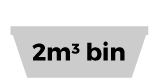 2m-3-skip-bin 2m3 mini skip bin size